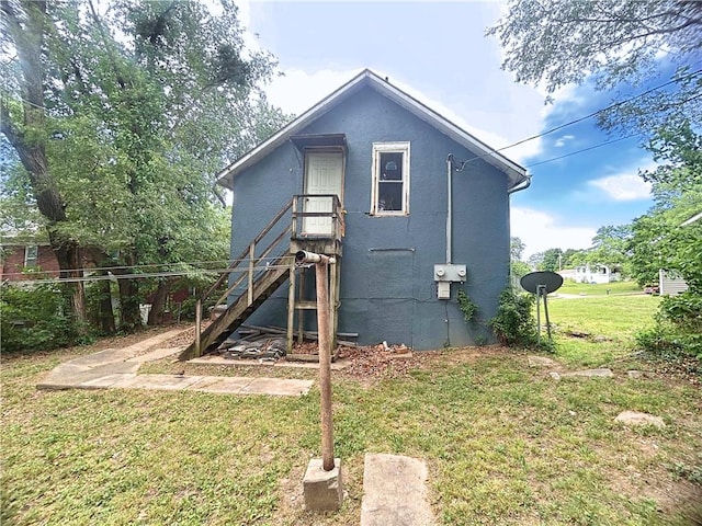 view of rear view of property