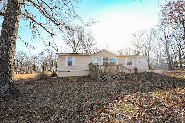 20662 Rb Hwy, Flemington, MO 65650 - back of house featuring a deck