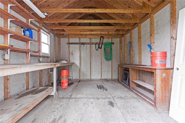 view of storage