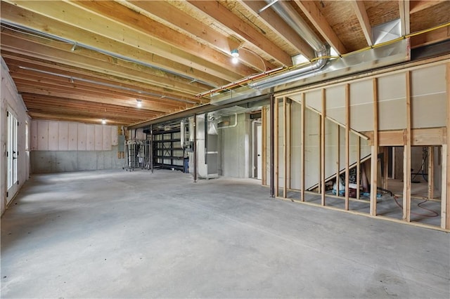 11588 S Houston St, Olathe, KS 66061 - unfinished basement featuring heating unit