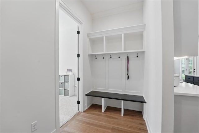24765 W 89th Ter, Lenexa, KS 66227 - mudroom with wood finished floors and baseboards