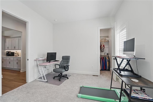 24765 W 89th Ter, Lenexa, KS 66227 - home office with carpet floors and baseboards