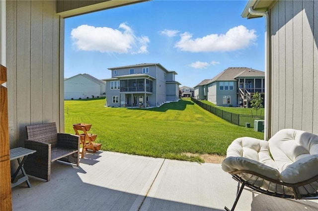 24765 W 89th Ter, Lenexa, KS 66227 - view of patio / terrace featuring a residential view and a balcony