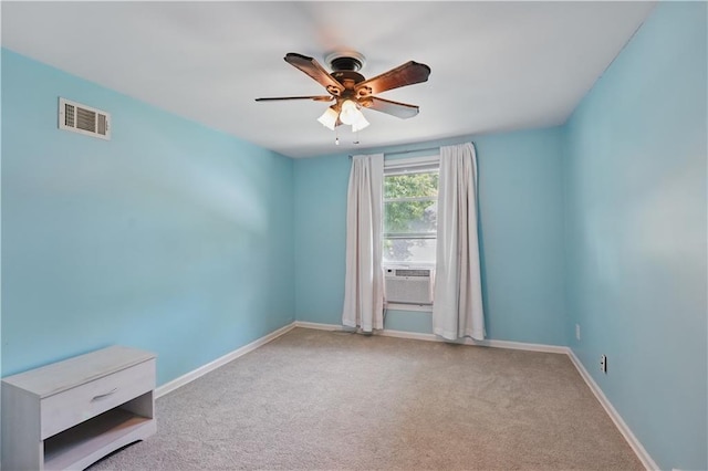 9849 Riggs St, Overland Park, KS 66212 - spare room featuring a ceiling fan, carpet floors, and baseboards
