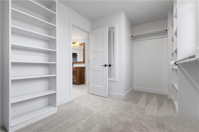 18464 Windsor St, Overland Park, KS 66085 - spacious closet featuring carpet floors