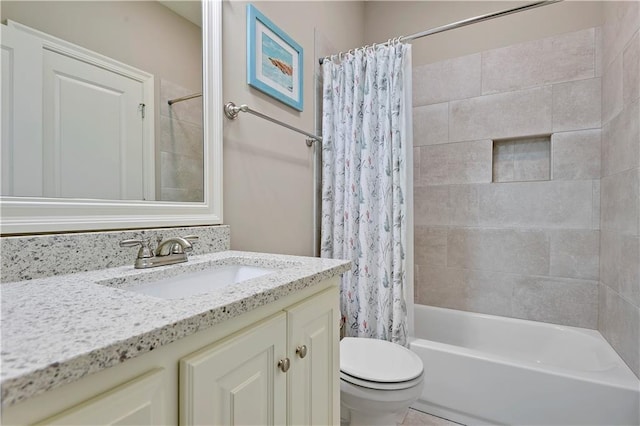 15908 Fontana St Unit 240, Overland Park, KS 66085 - bathroom featuring toilet, shower / tub combo, and vanity