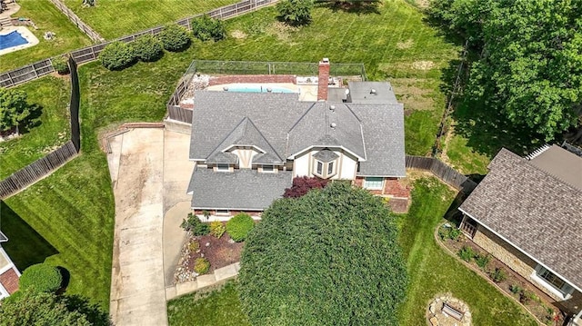 view of subject property