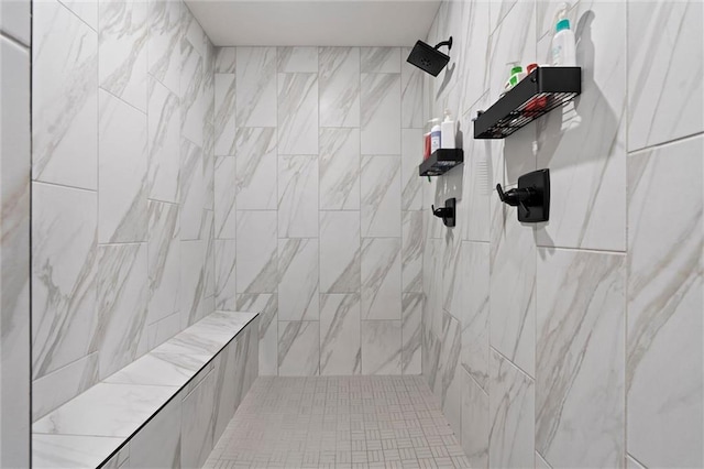 4813 NE Jamestown Dr, Lees Summit, MO 64064 - full bathroom with a tile shower