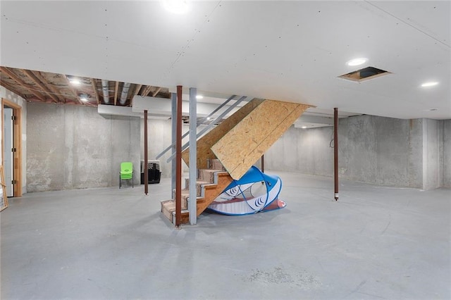 17699 157th Ter, Basehor, KS 66007 - unfinished below grade area with stairway