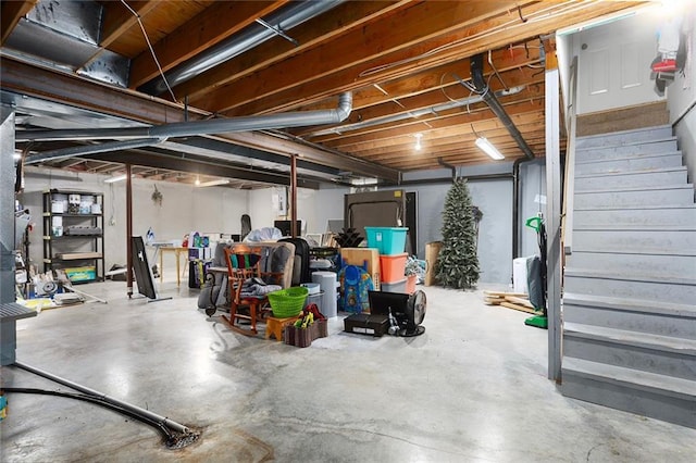 17699 157th Ter, Basehor, KS 66007 - unfinished basement with stairs