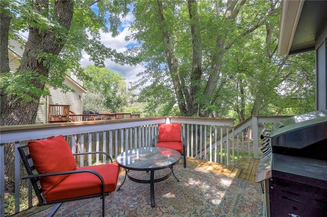4729 Halsey St, Shawnee, KS 66216 - view of wooden deck