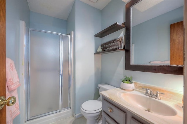 4729 Halsey St, Shawnee, KS 66216 - bathroom with vanity and a stall shower