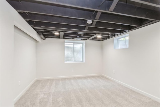 5008 W 79th St, Prairie Village, KS 66208 - basement featuring baseboards and carpet