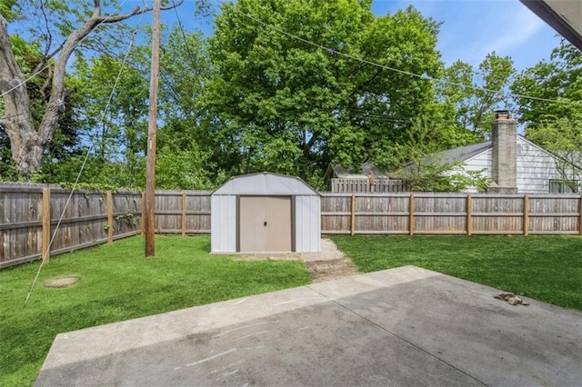 5008 W 79th St, Prairie Village, KS 66208 - view of yard with a patio, a storage shed, and an outbuilding