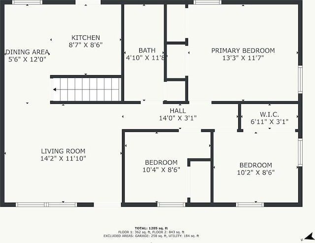 835 N 83rd Dr, Kansas City, KS 66112 - floor plan / room layout