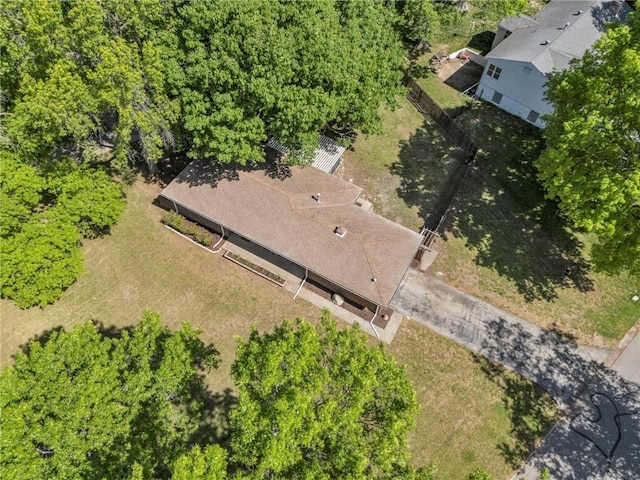 view of subject property