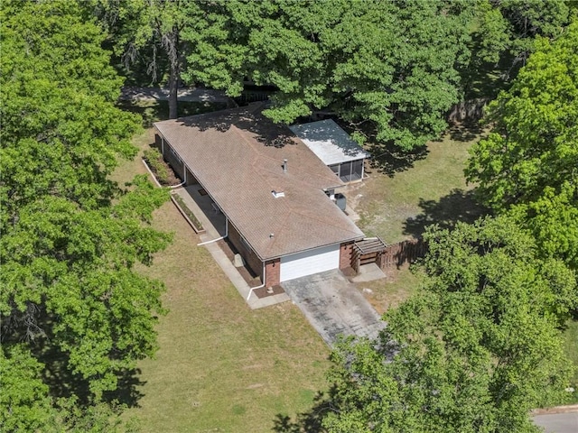 view of subject property