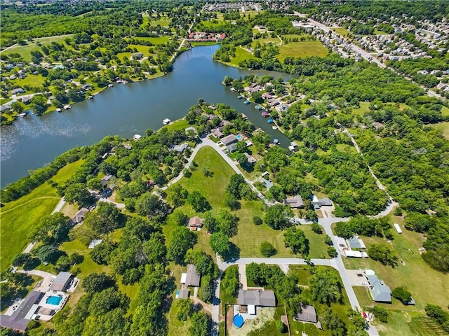 1717 NE Luther Rd, Lees Summit, MO 64086 - drone / aerial view of a nearby body of water