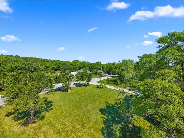 1717 NE Luther Rd, Lees Summit, MO 64086 - aerial view of a heavily wooded area