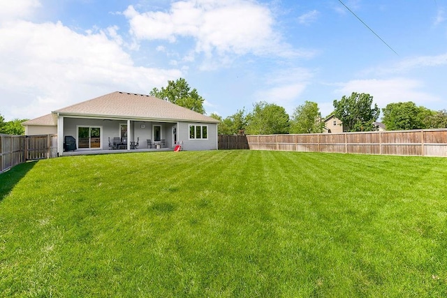 4403 Goldfield St, Lawrence, KS 66049 - rear view of house with a patio area
