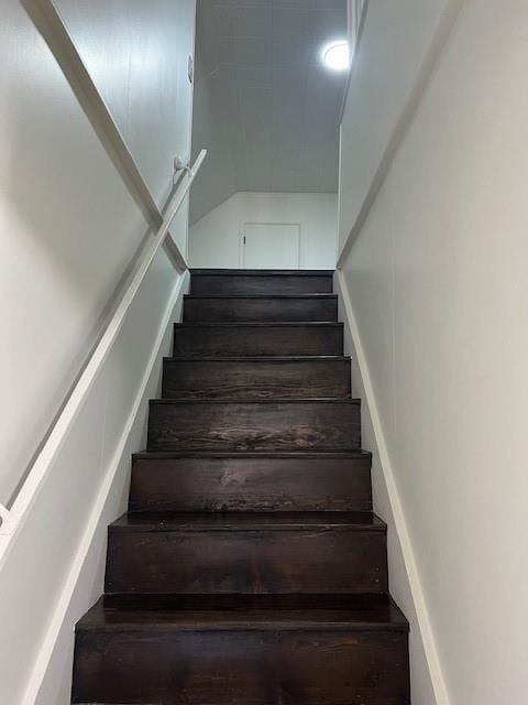 view of stairway