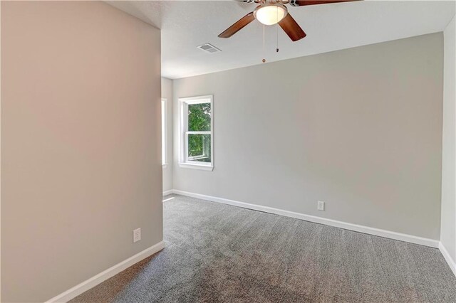 16253 W Briarwood Ct, Olathe, KS 66062 - unfurnished room with carpet floors, baseboards, and a ceiling fan