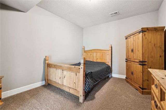10233 N Prospect Ave, Kansas City, MO 64155 - bedroom featuring carpet, baseboards, and a textured ceiling