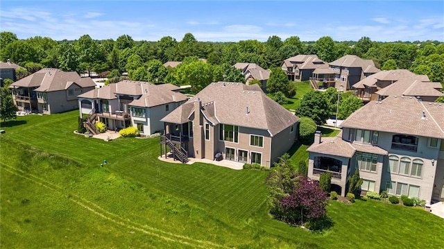 10233 N Prospect Ave, Kansas City, MO 64155 - aerial perspective of suburban area