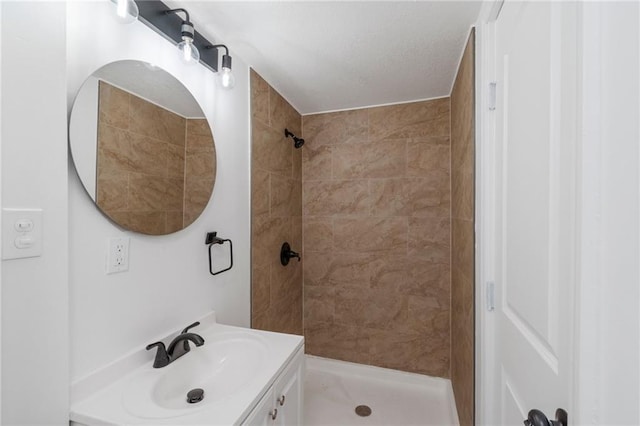 228 N 26th St, Kansas City, KS 66102 - bathroom featuring a shower stall and vanity