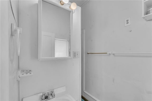 bathroom with a sink