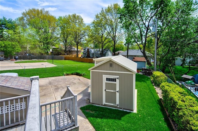 1014 SW Twilight Ln, Blue Springs, MO 64015 - view of yard with a storage unit