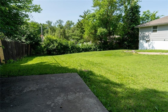 10203 Fremont Ave, Kansas City, MO 64134 - view of yard featuring a patio area