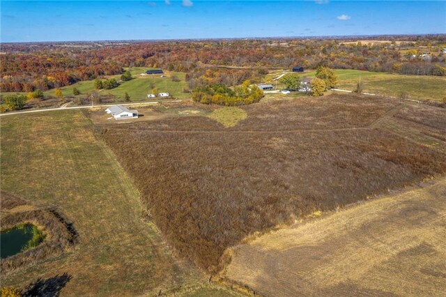 1086 SW 75 Th Rd, Holden, MO 64040 - aerial overview of property's location with rural landscape