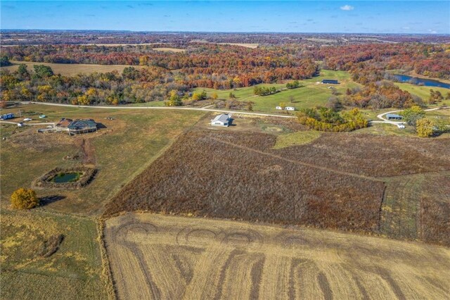 1086 SW 75 Th Rd, Holden, MO 64040 - aerial view of property and surrounding area with rural landscape