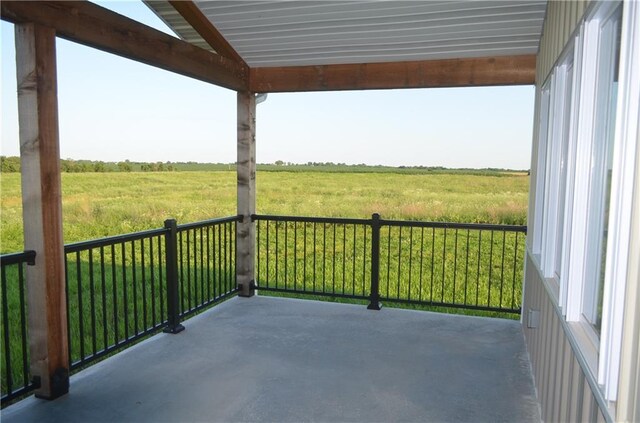 1086 SW 75 Th Rd, Holden, MO 64040 - balcony with a rural view