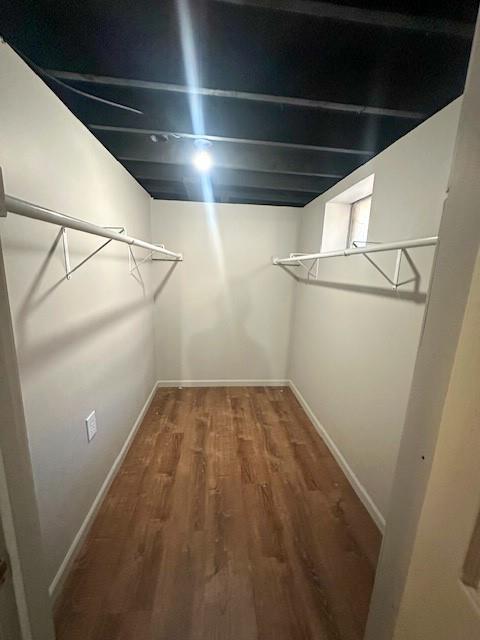 307 SW Glendana St, Lees Summit, MO 64081 - spacious closet featuring wood finished floors