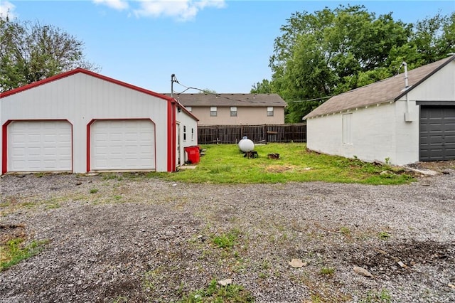 312 2nd St, Ferrelview, MO 64163 - view of detached garage