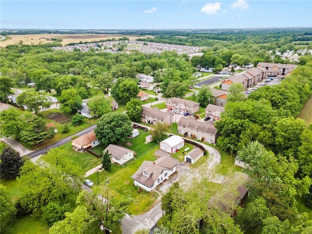 312 2nd St, Ferrelview, MO 64163 - aerial perspective of suburban area