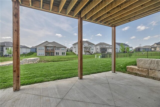 24105 W 58th Pl, Shawnee, KS 66226 - view of patio / terrace featuring a residential view