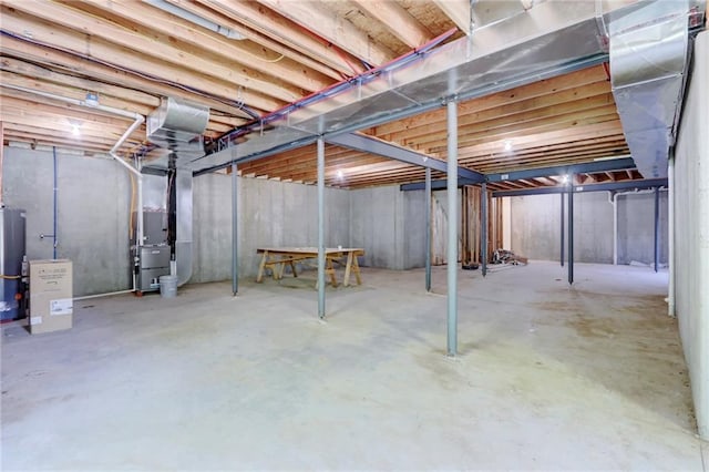 220 Rock Bridge Pkwy, Excelsior Springs, MO 64024 - unfinished basement with heating unit