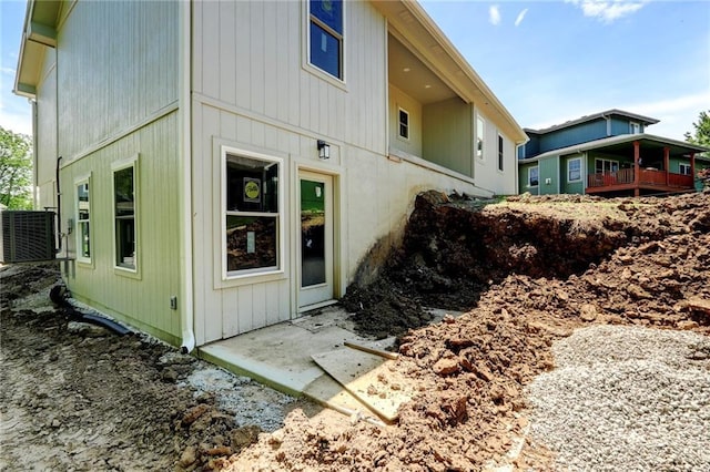 220 Rock Bridge Pkwy, Excelsior Springs, MO 64024 - view of exterior entry featuring central air condition unit