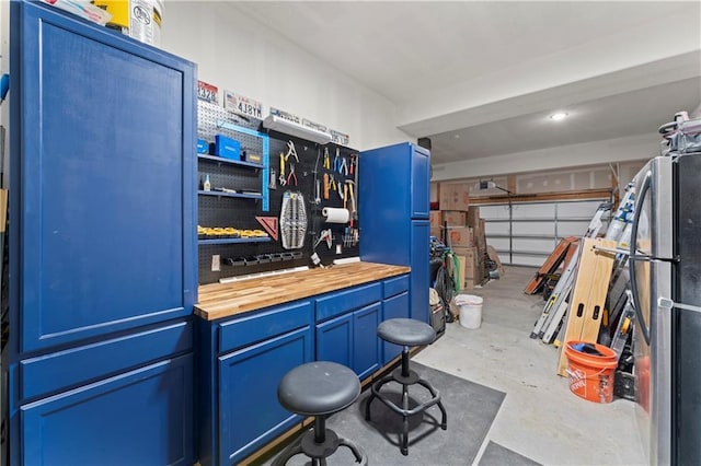 29702 W 195th St, Gardner, KS 66030 - garage with freestanding refrigerator