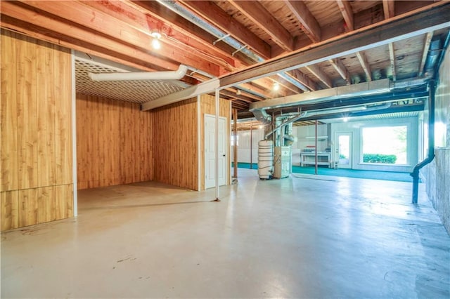 5714 Alden Ct, Shawnee, KS 66216 - below grade area featuring wood walls