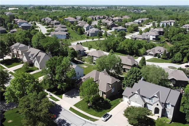 5714 Alden Ct, Shawnee, KS 66216 - aerial perspective of suburban area