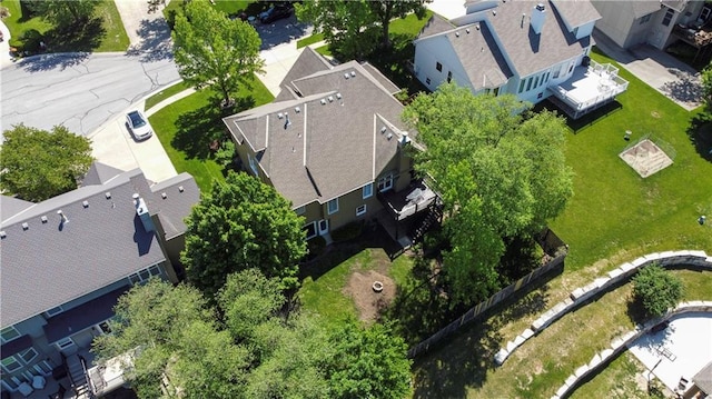 5714 Alden Ct, Shawnee, KS 66216 - aerial perspective of suburban area