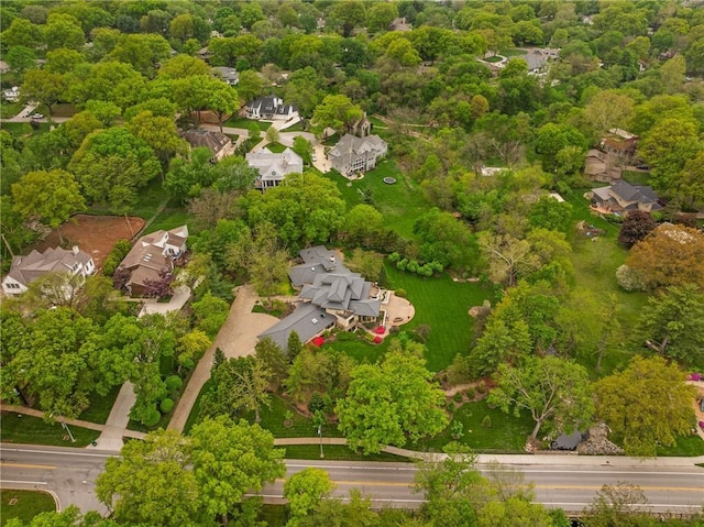 8700 Lee Blvd, Leawood, KS 66206 - aerial view of property and surrounding area featuring nearby suburban area
