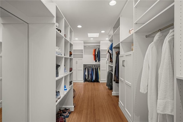 8700 Lee Blvd, Leawood, KS 66206 - spacious closet with wood finished floors