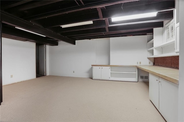 10981 Rosehill Rd, Overland Park, KS 66210 - finished basement with light colored carpet