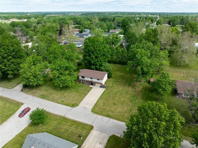 aerial overview of property's location