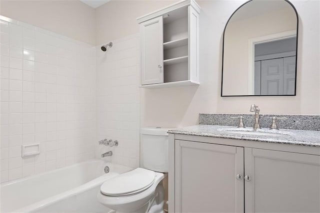 1051 E 121st St, Olathe, KS 66061 - full bath with vanity, toilet, and shower / bathtub combination